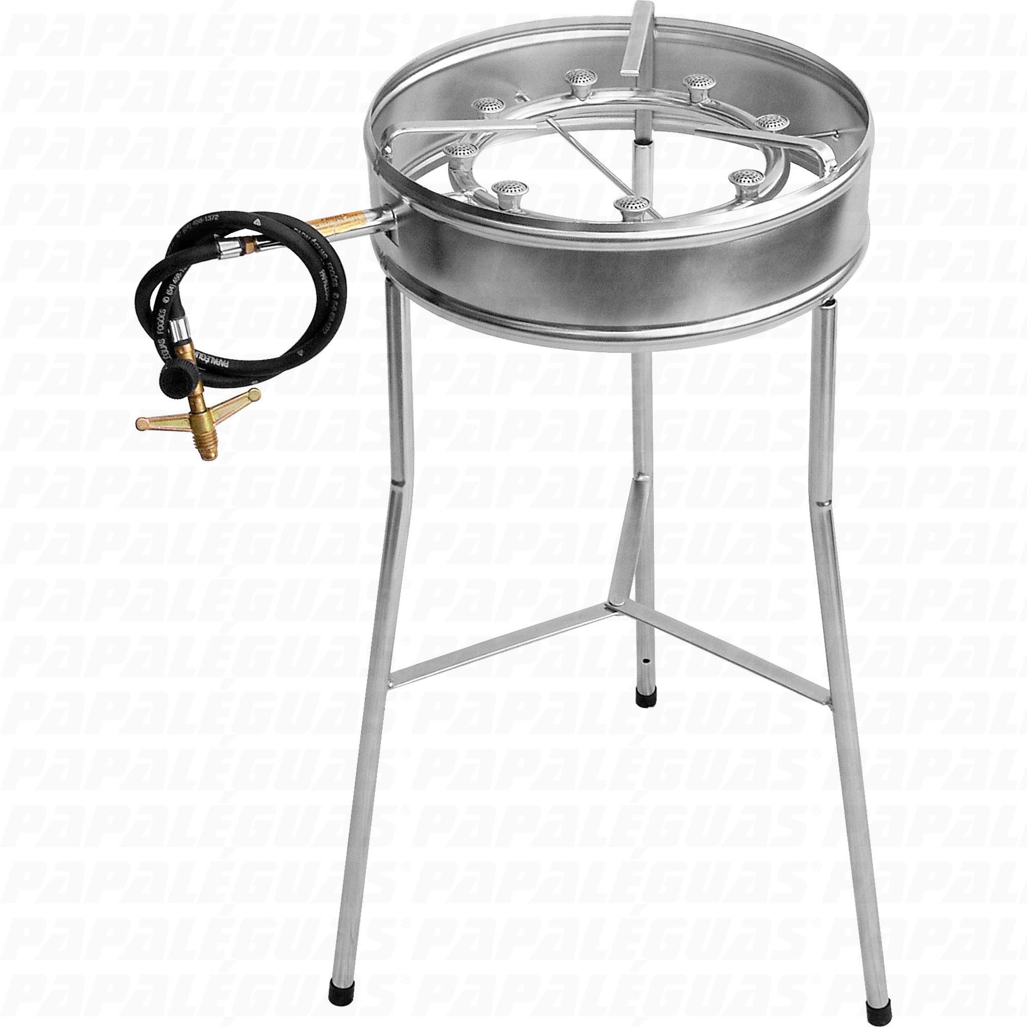 Fogareiro 8 Caulins 34cm com Borda + Tripé