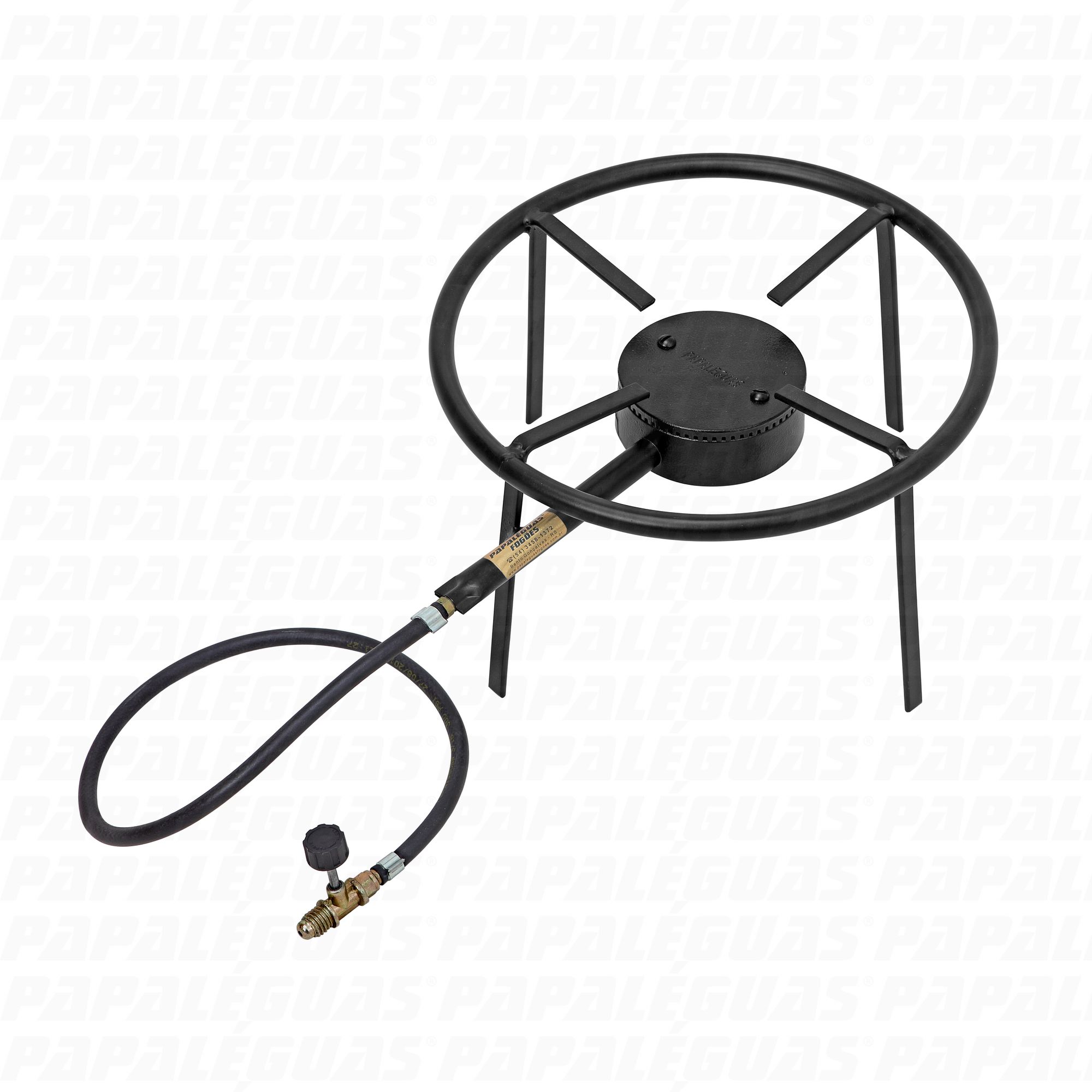 Fogareiro 35cm Queimador Grande Ferro Fundido