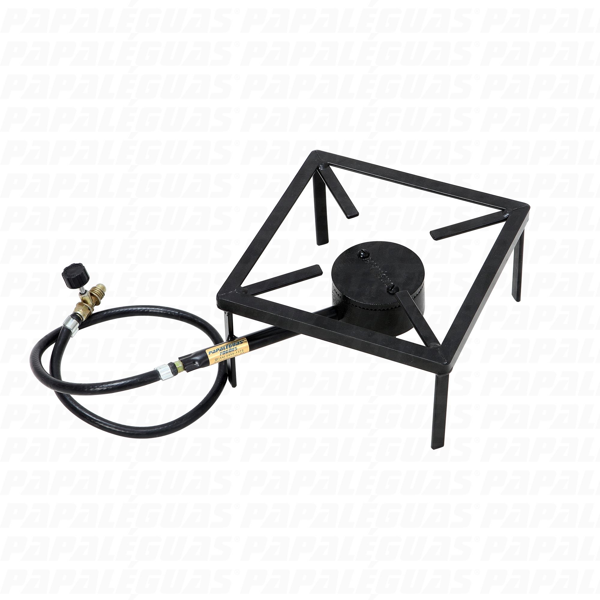 Fogareiro 23x23 Queimador Pequeno Ferro Fundido