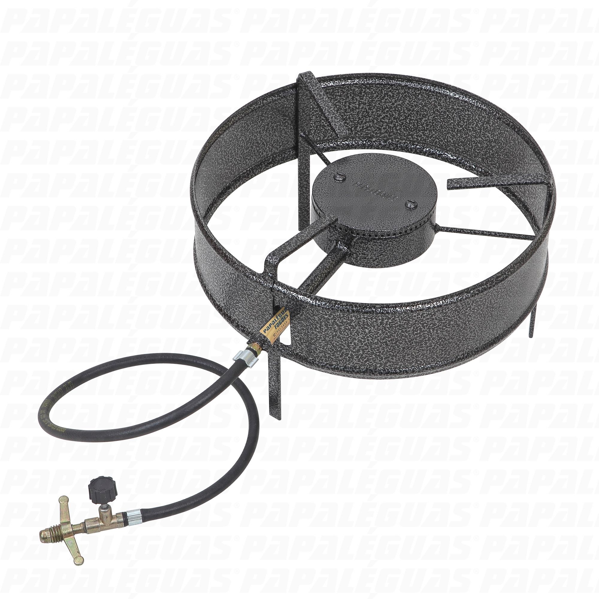 Fogareiro 34cm Queimador Grande Ferro Fundido